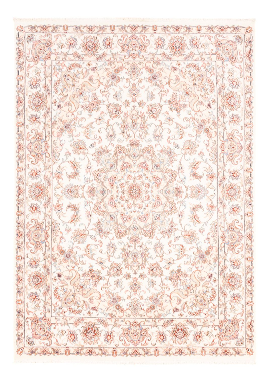 Tapis persan - Tabriz - 200 x 147 cm - crème