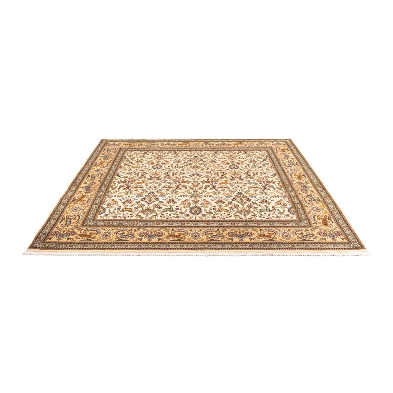 Tapis persan - Classique carré  - 205 x 205 cm - crème