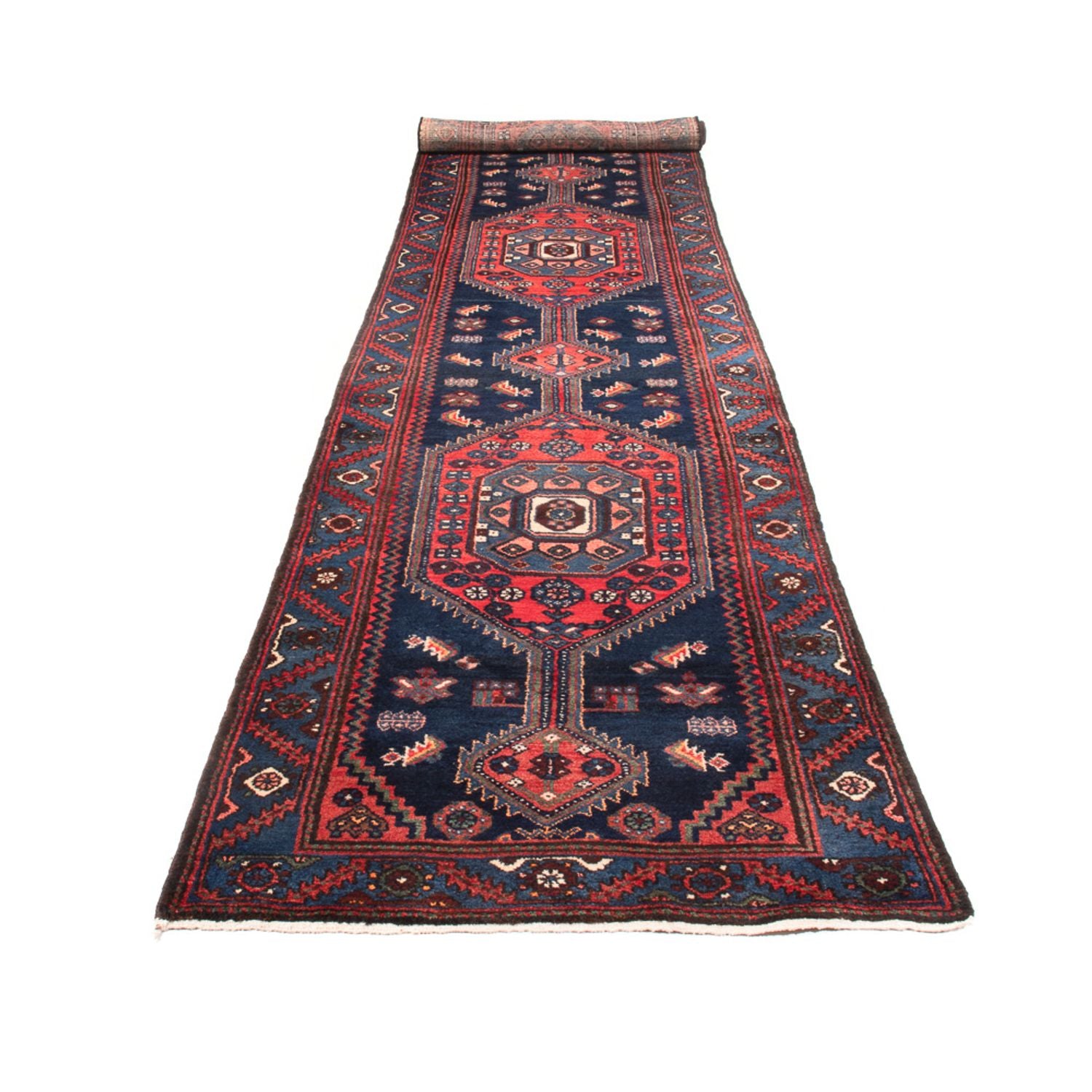 Läufer Perser - Nomadic - 515 x 105 cm - dunkelblau