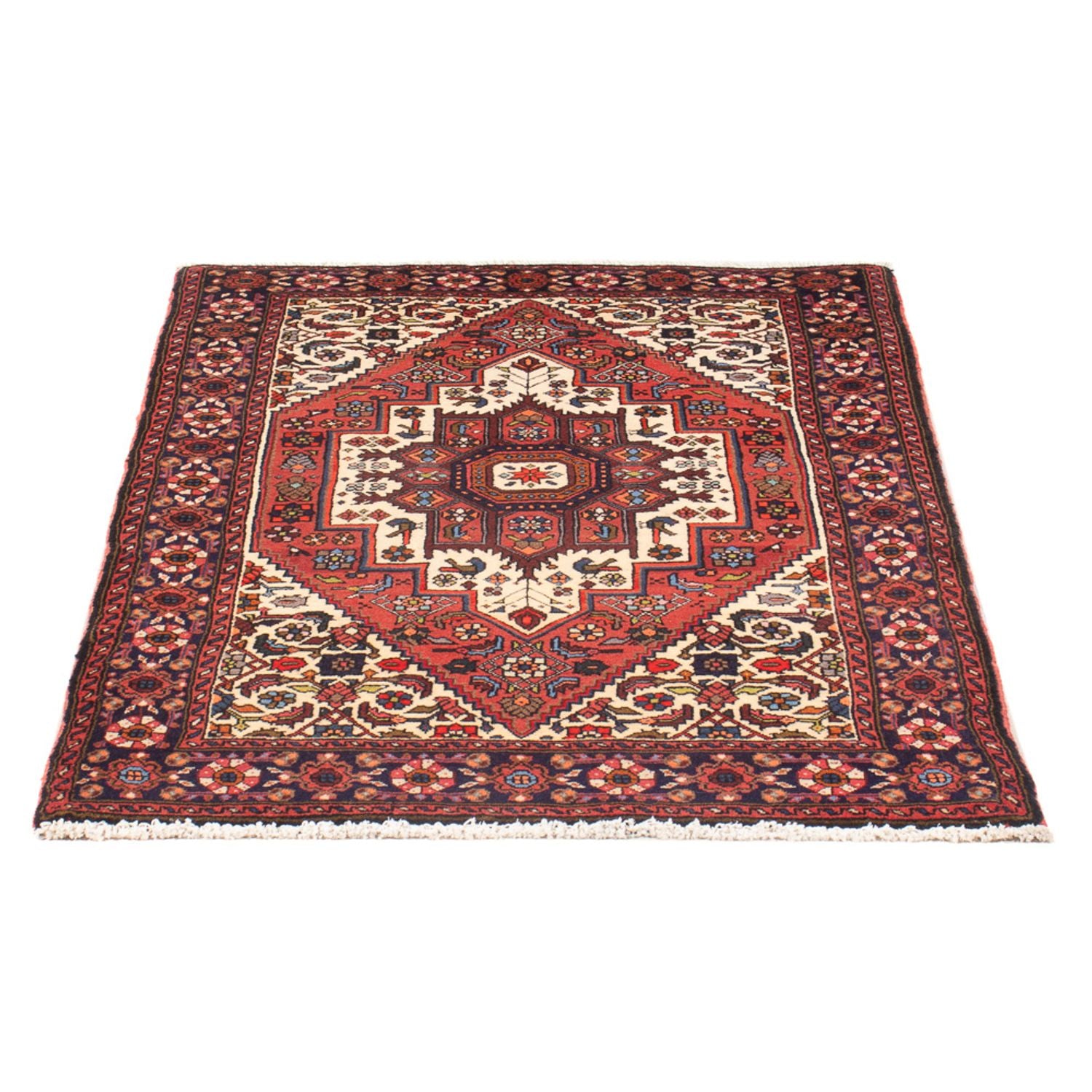 Tapis persan - Nomadic - 120 x 86 cm - crème