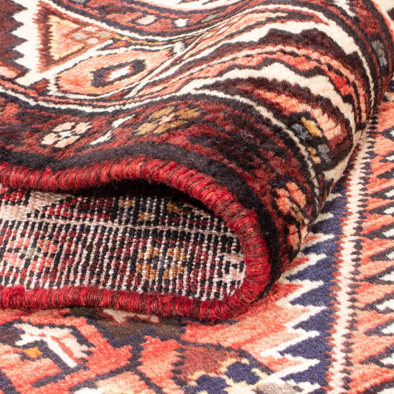 Tapis de couloir Tapis persan - Nomadic - 350 x 116 cm - rouge