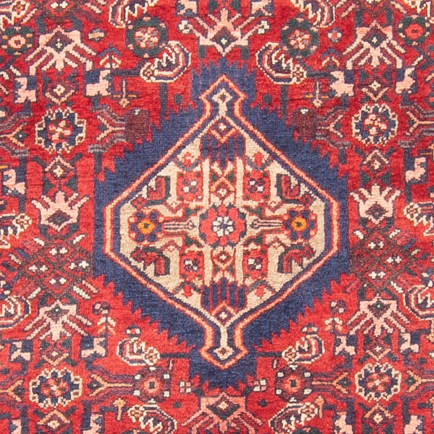 Tapis de couloir Tapis persan - Nomadic - 293 x 106 cm - rouge