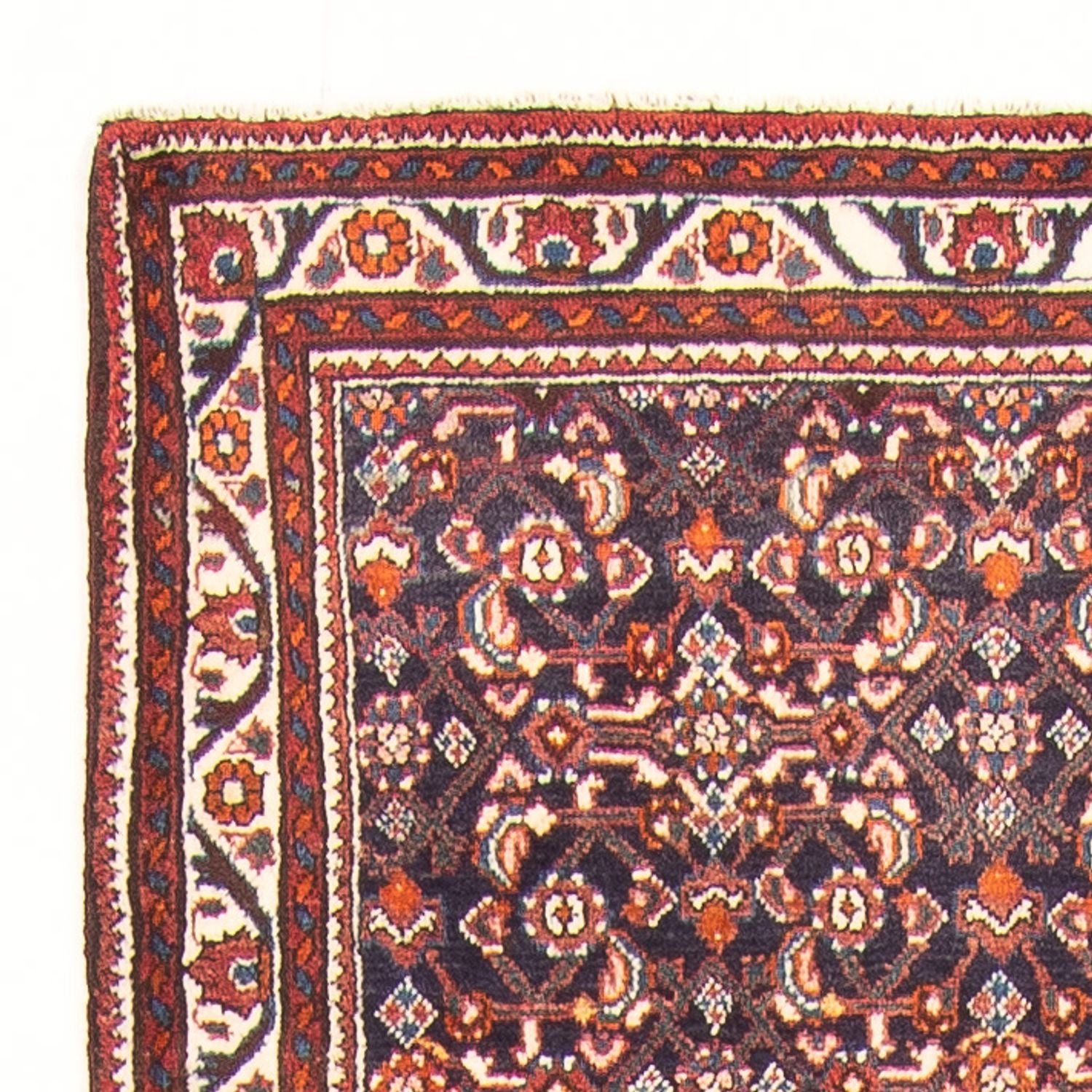 Tapis de couloir Tapis persan - Nomadic - 295 x 107 cm - bleu foncé