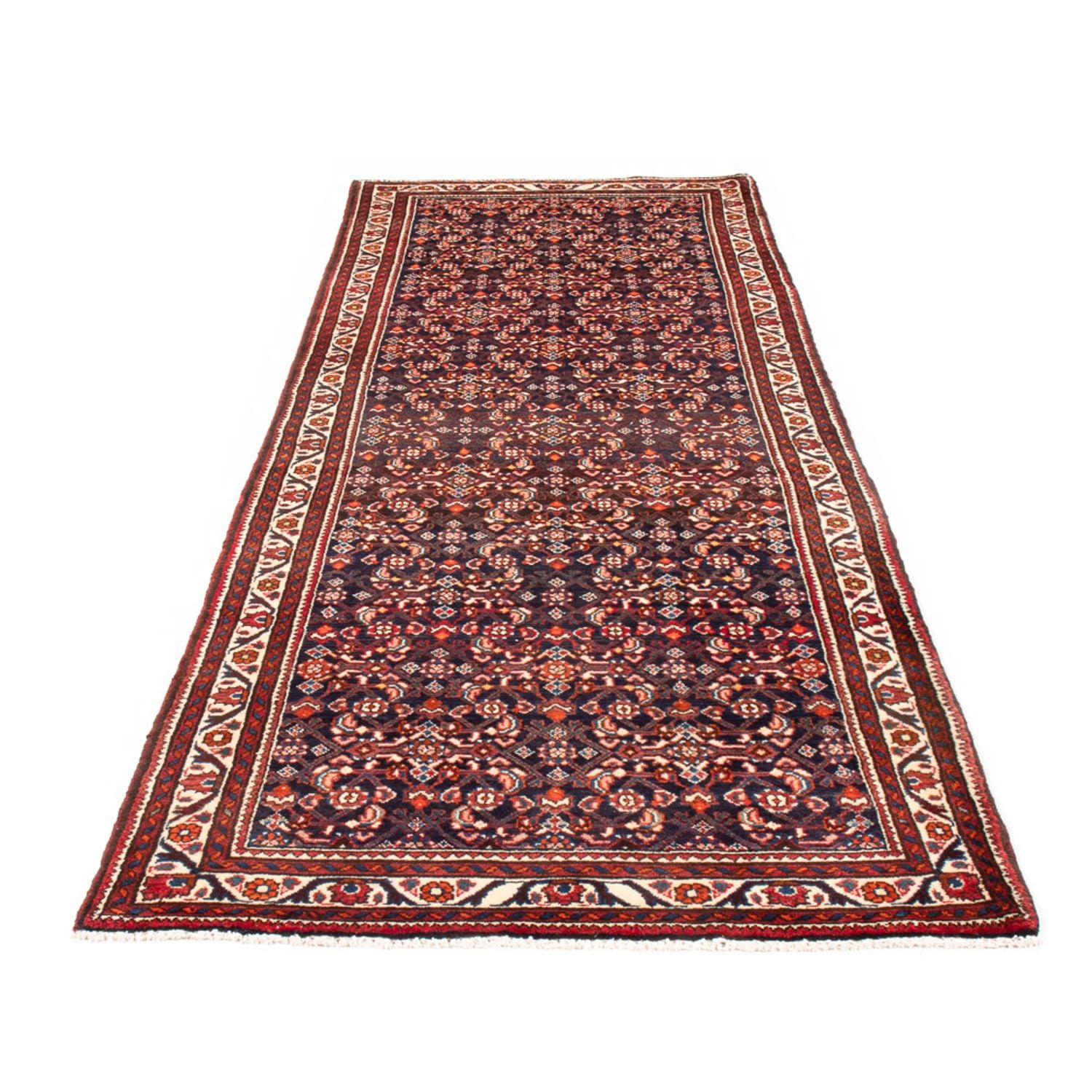 Tapis de couloir Tapis persan - Nomadic - 295 x 107 cm - bleu foncé