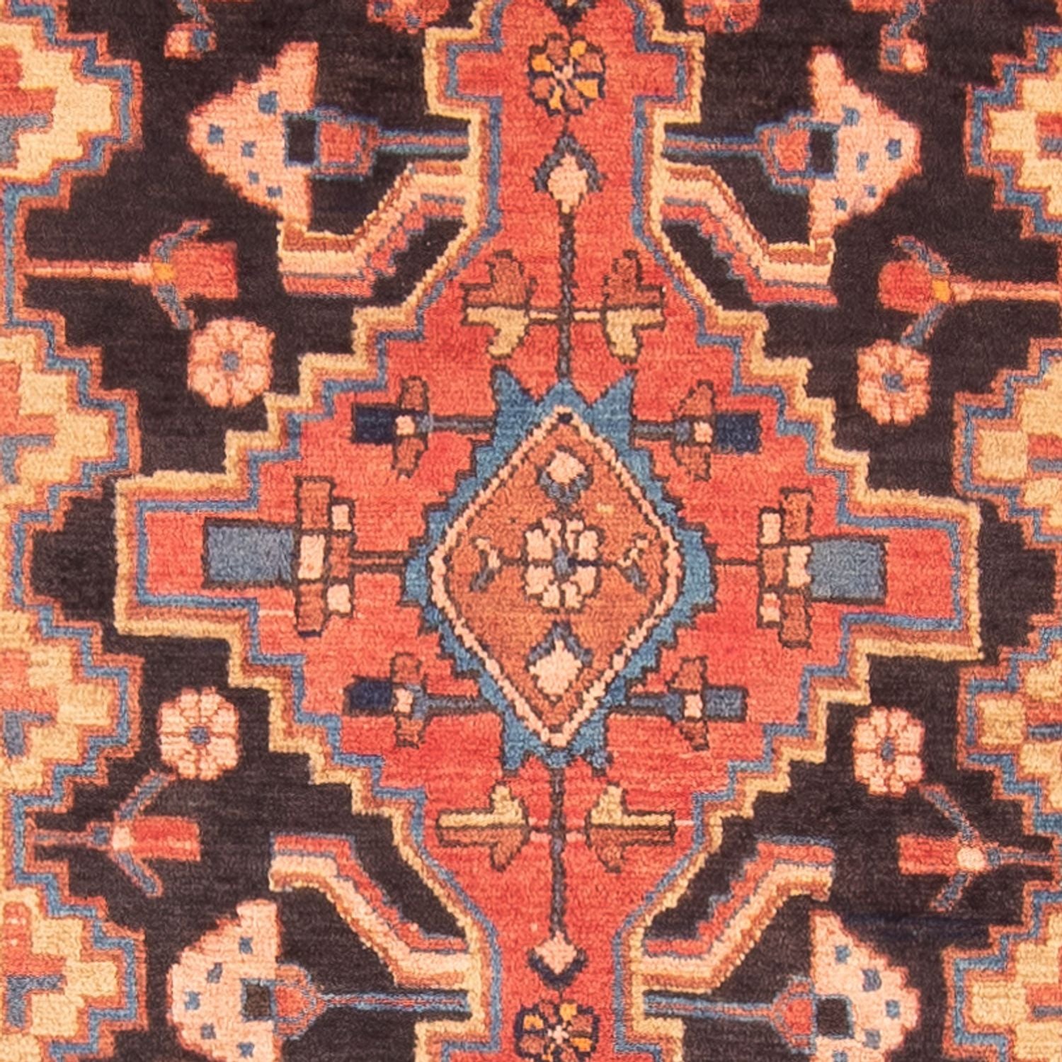 Tapis de couloir Tapis persan - Nomadic - 530 x 113 cm - bleu foncé