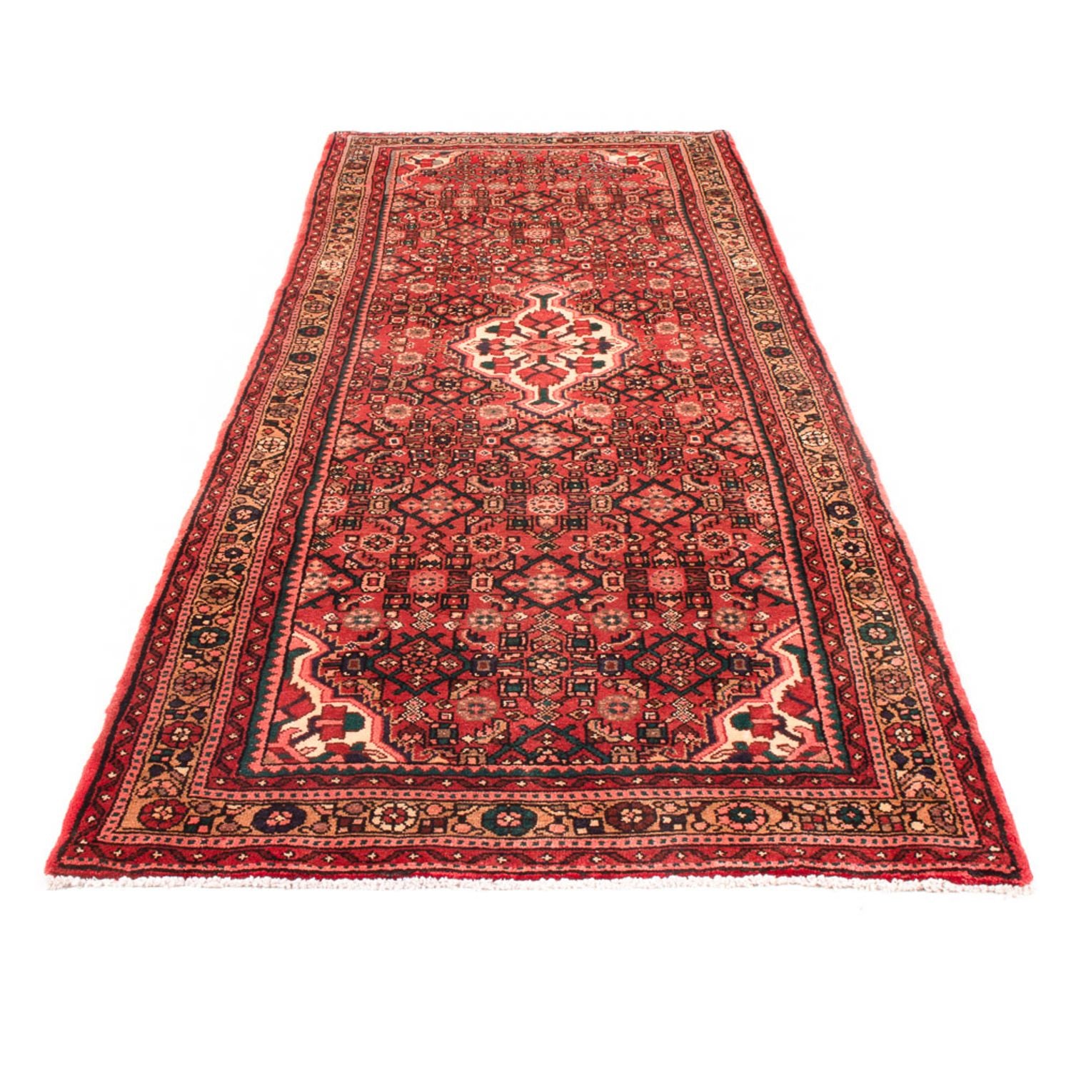 Tapis de couloir Tapis persan - Nomadic - 308 x 110 cm - bleu foncé
