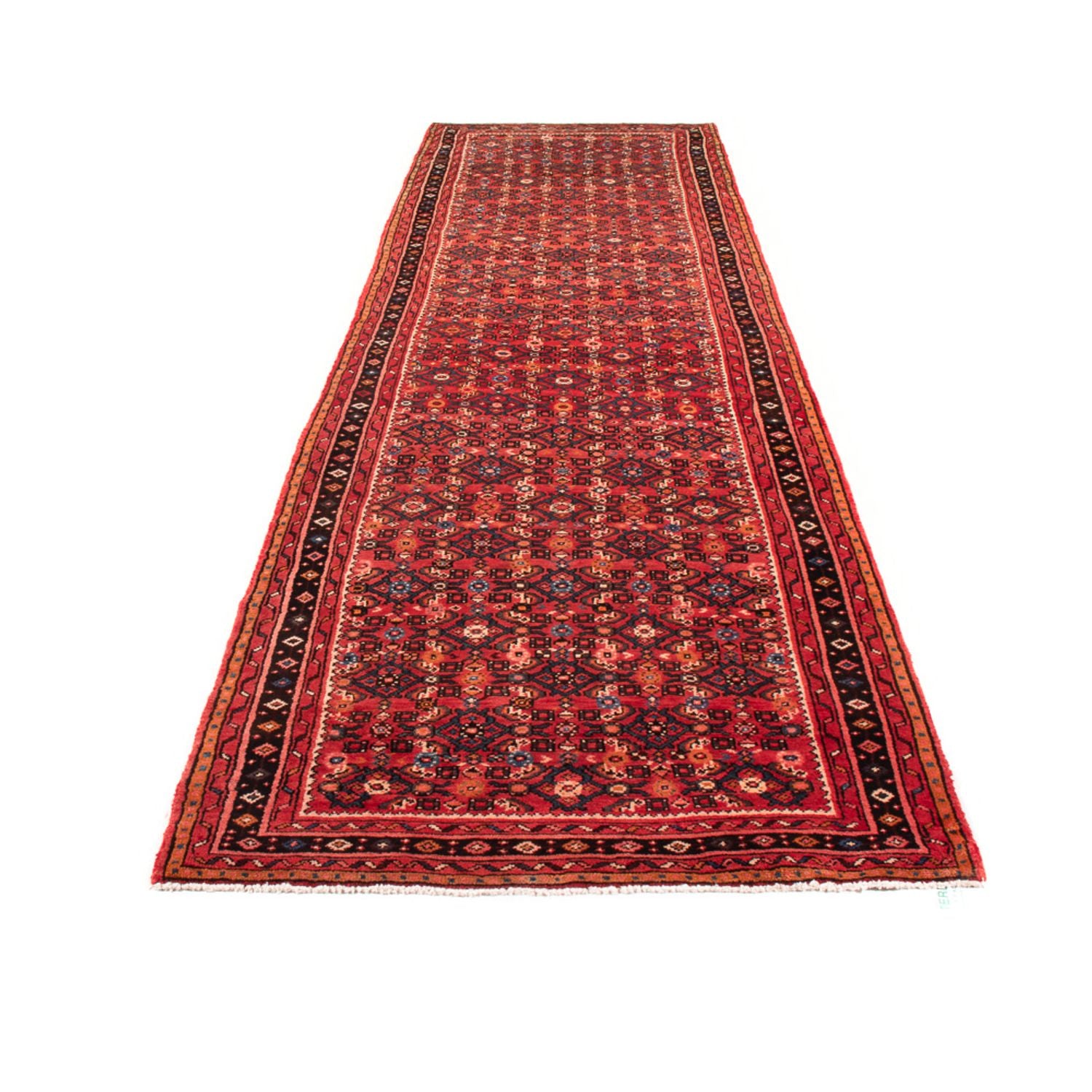 Tapis de couloir Tapis persan - Nomadic - 385 x 105 cm - rouge