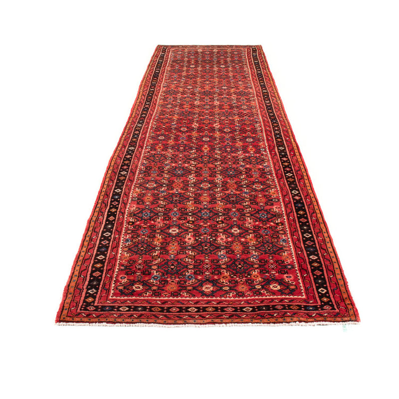 Tapis de couloir Tapis persan - Nomadic - 385 x 105 cm - rouge