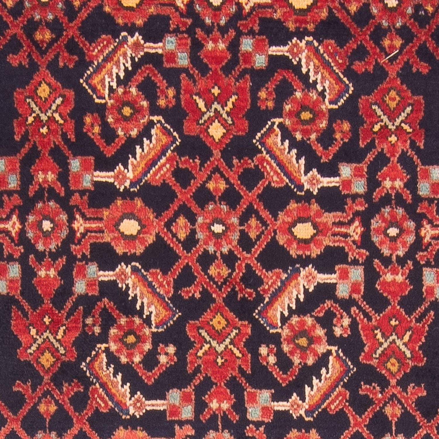 Tapis de couloir Tapis persan - Nomadic - 410 x 108 cm - bleu foncé
