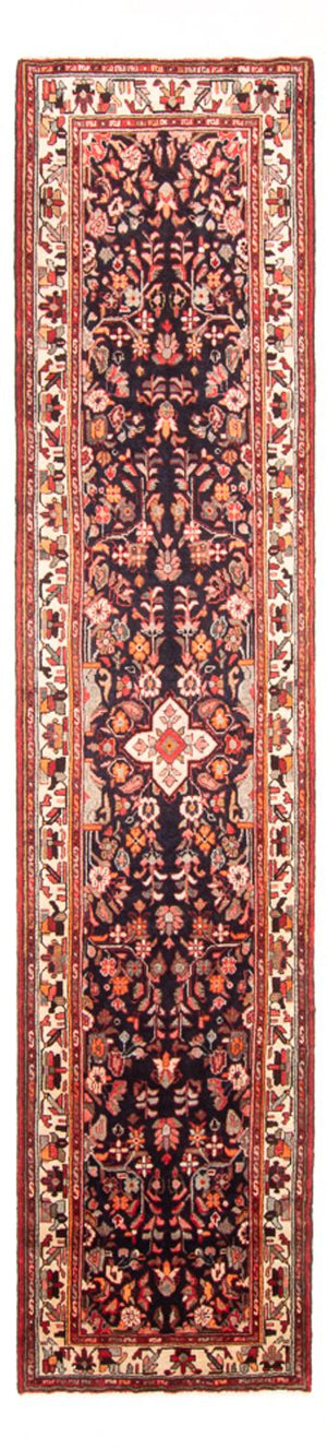 Tapis de couloir Tapis persan - Nomadic - 391 x 100 cm - bleu foncé