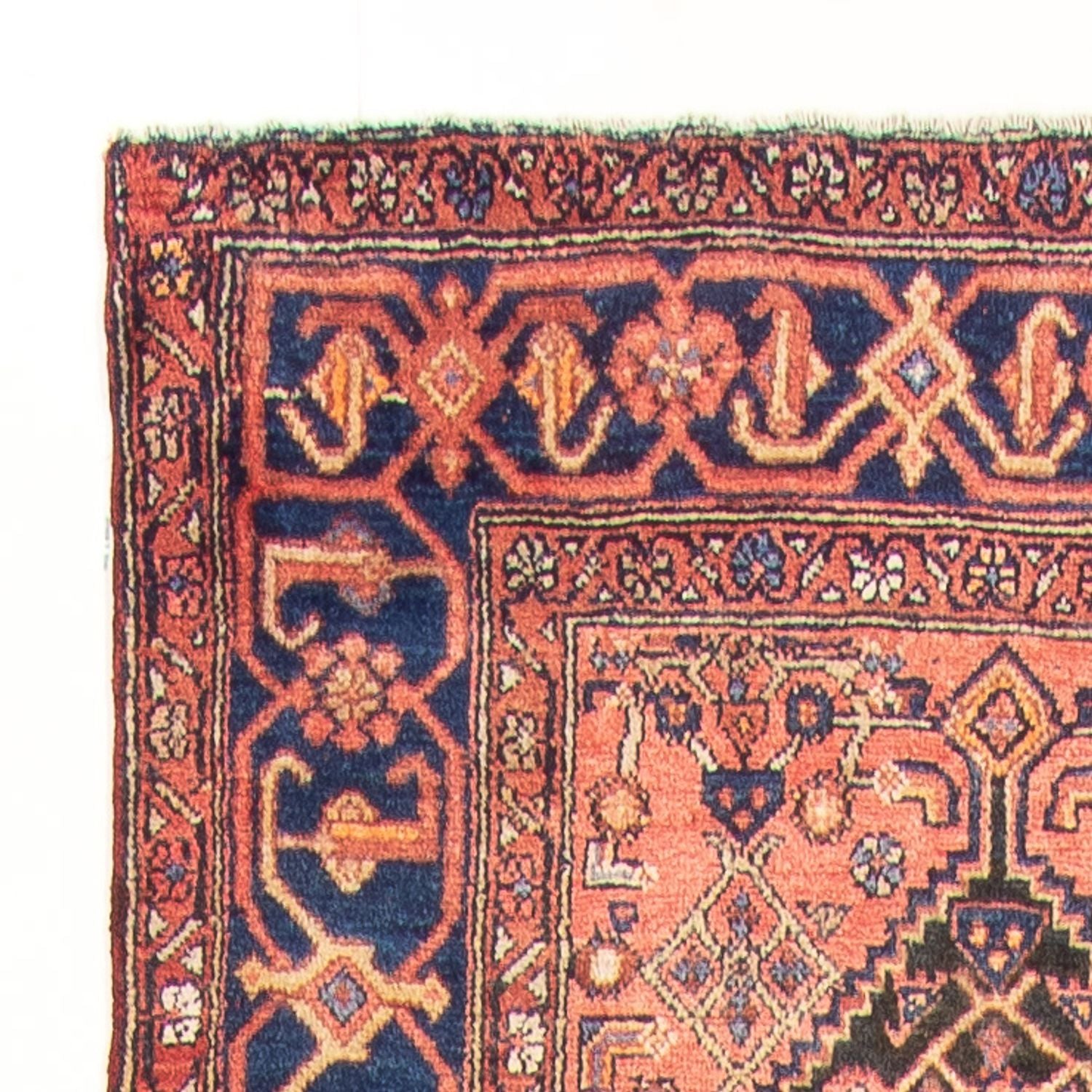 Tapis de couloir Tapis persan - Nomadic - 432 x 112 cm - bleu foncé