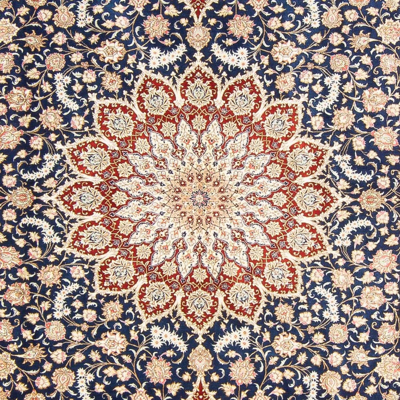 Tapis en soie - Ghom soie - Premium - 287 x 196 cm - bleu