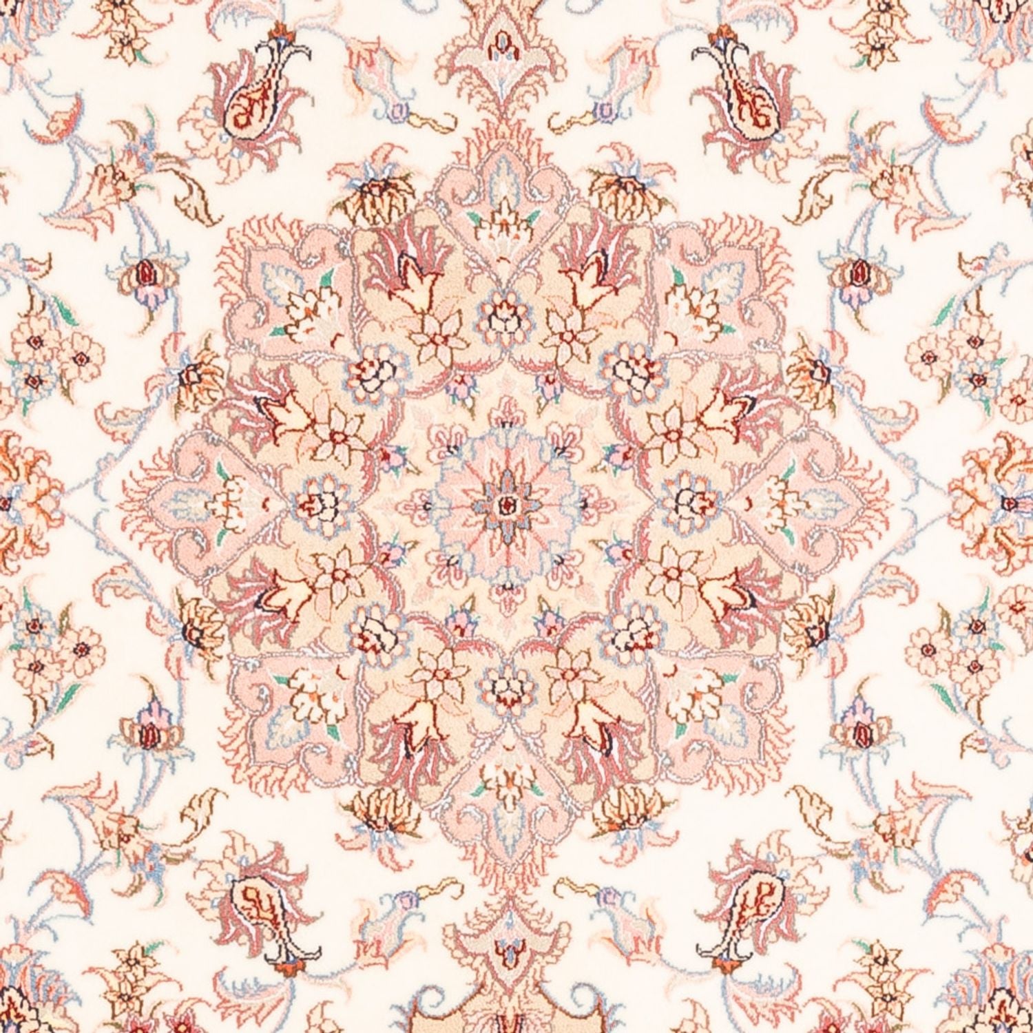 Tapis persan - Tabriz - 198 x 149 cm - crème
