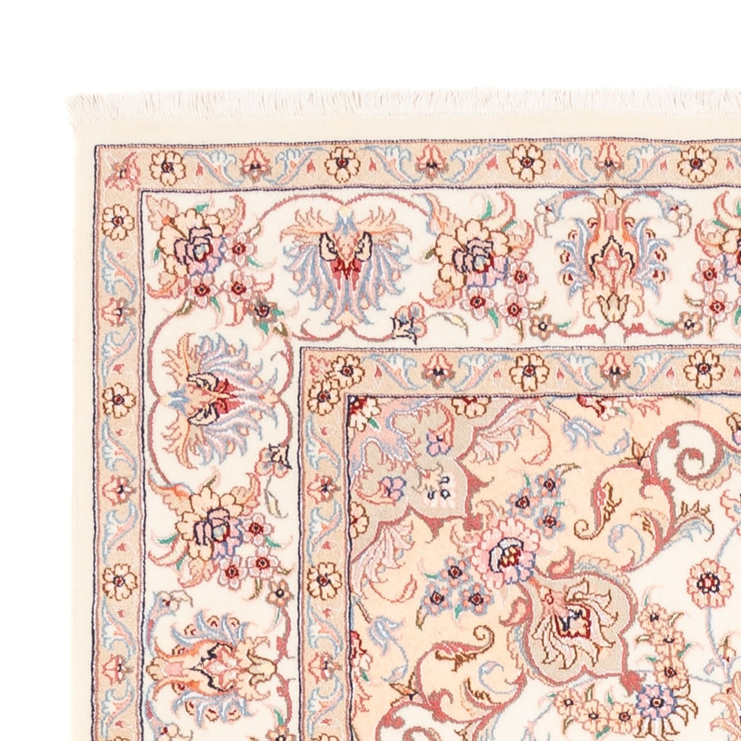 Tapis persan - Tabriz - 198 x 149 cm - crème