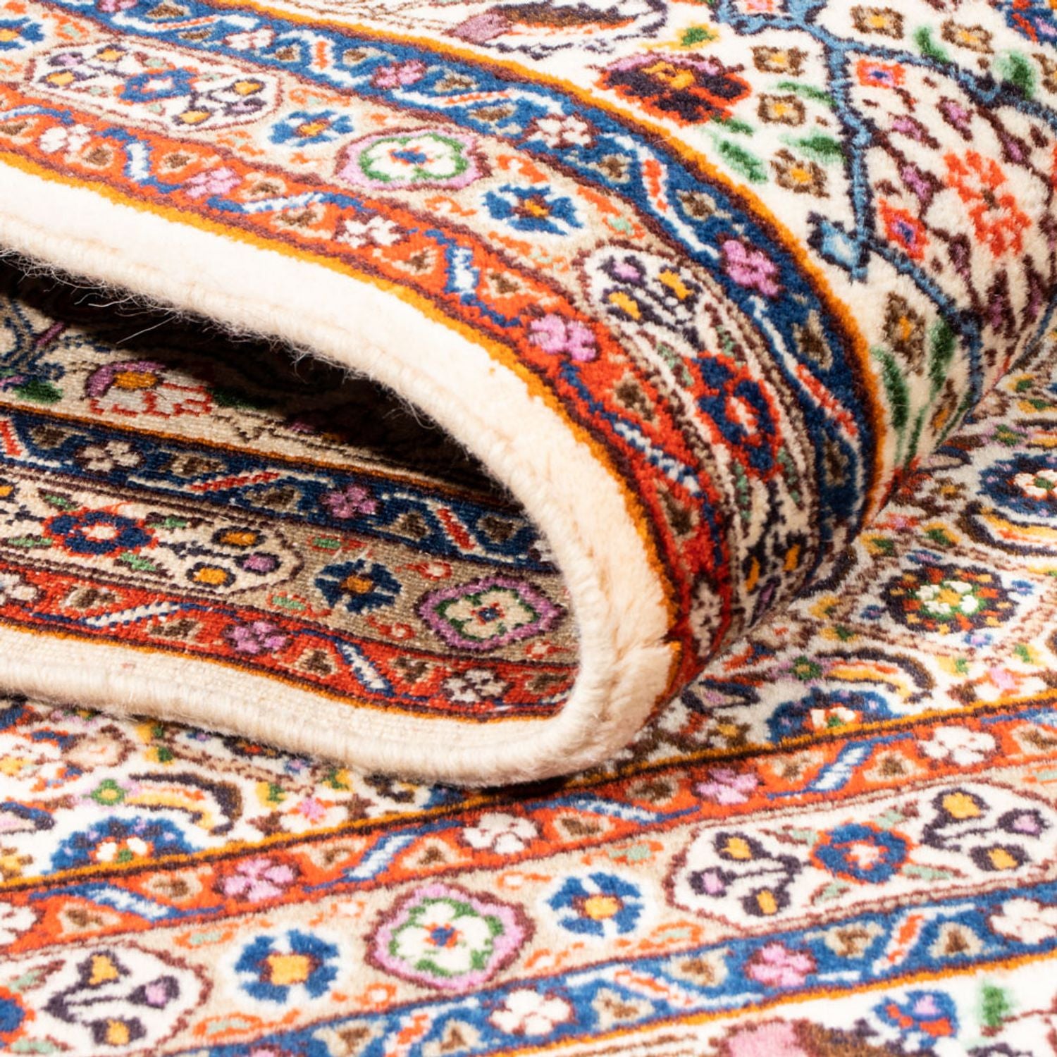 Tapis persan - Classique - 196 x 143 cm - crème