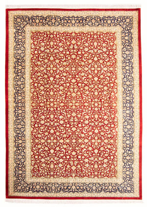 Tapis en soie - Ghom soie - Premium - 294 x 197 cm - rouge