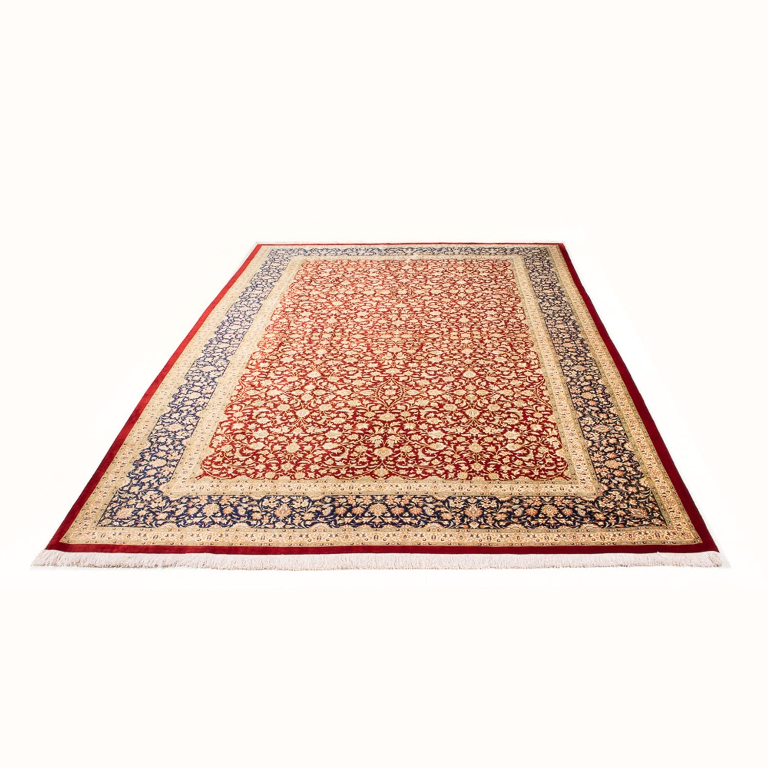 Tapis en soie - Ghom soie - Premium - 294 x 197 cm - rouge