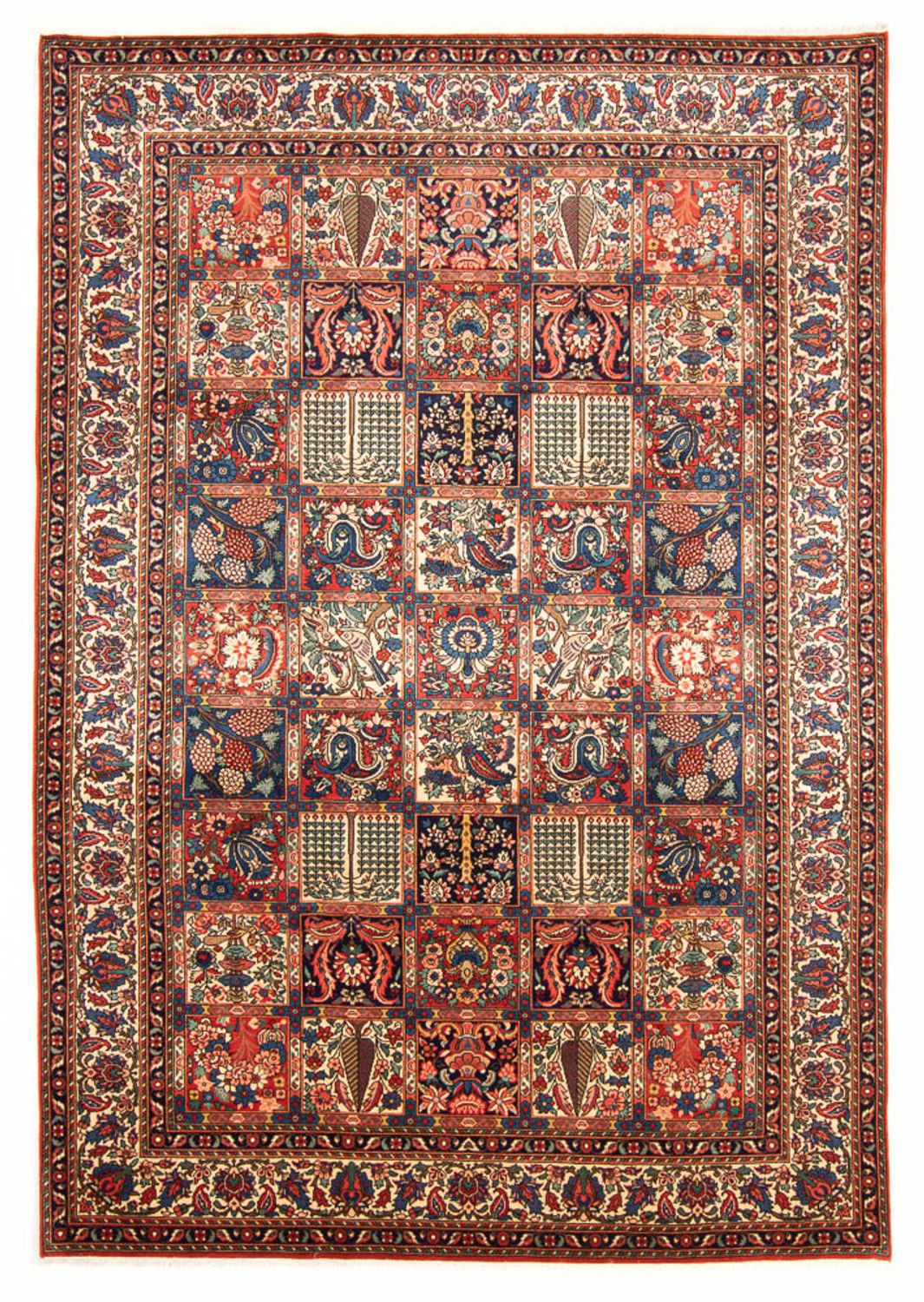 Tapis persan - Nomadic - 300 x 210 cm - bleu foncé