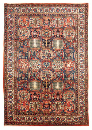 Tapis persan - Nomadic - 300 x 210 cm - bleu foncé