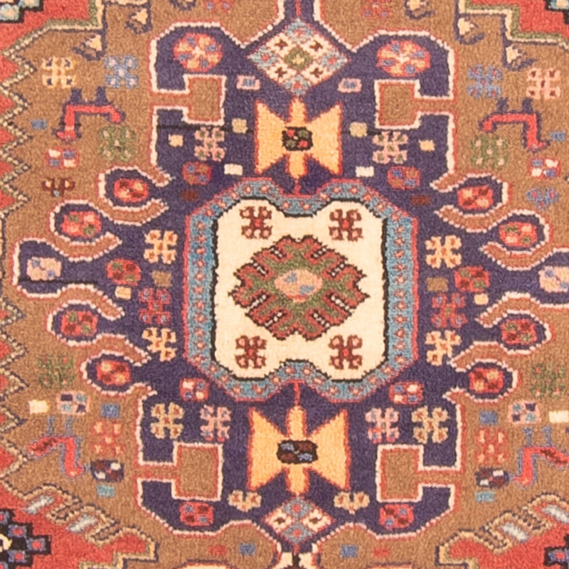 Tapis de couloir Tapis persan - Nomadic - 373 x 95 cm - rouge