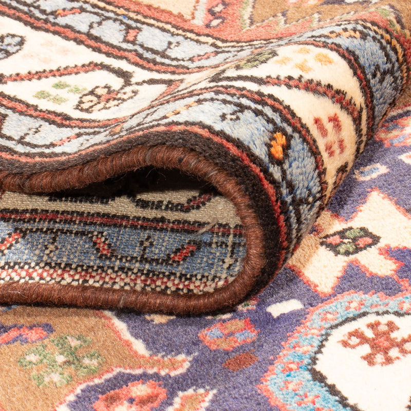 Tapis de couloir Tapis persan - Nomadic - 373 x 95 cm - rouge