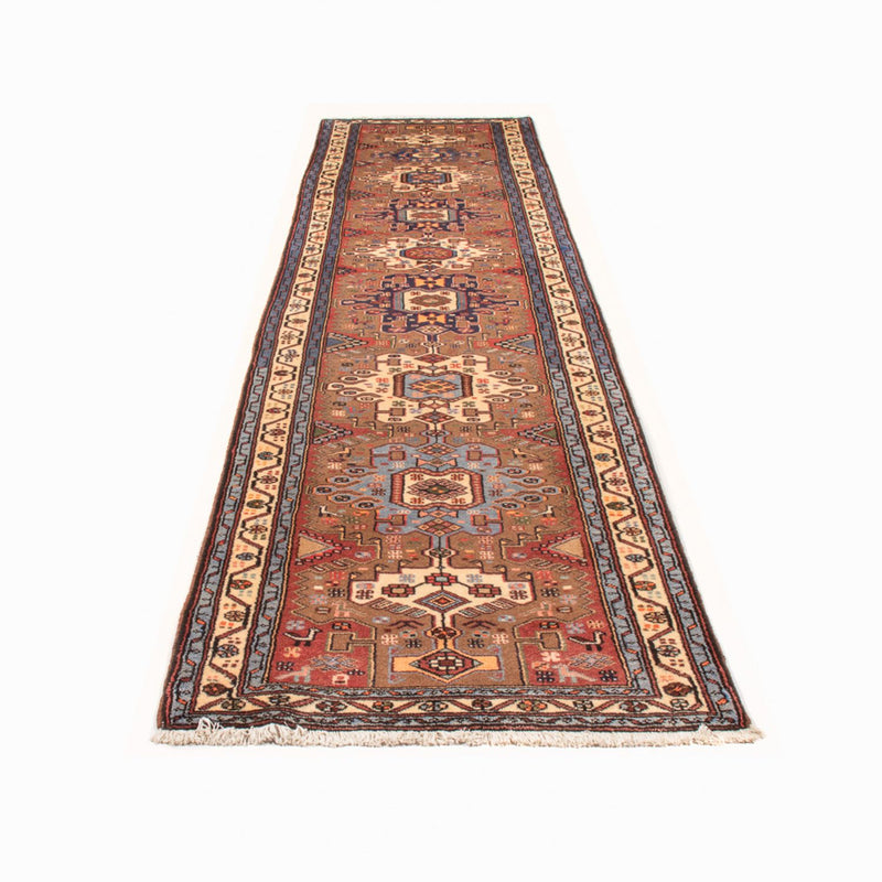 Tapis de couloir Tapis persan - Nomadic - 373 x 95 cm - rouge