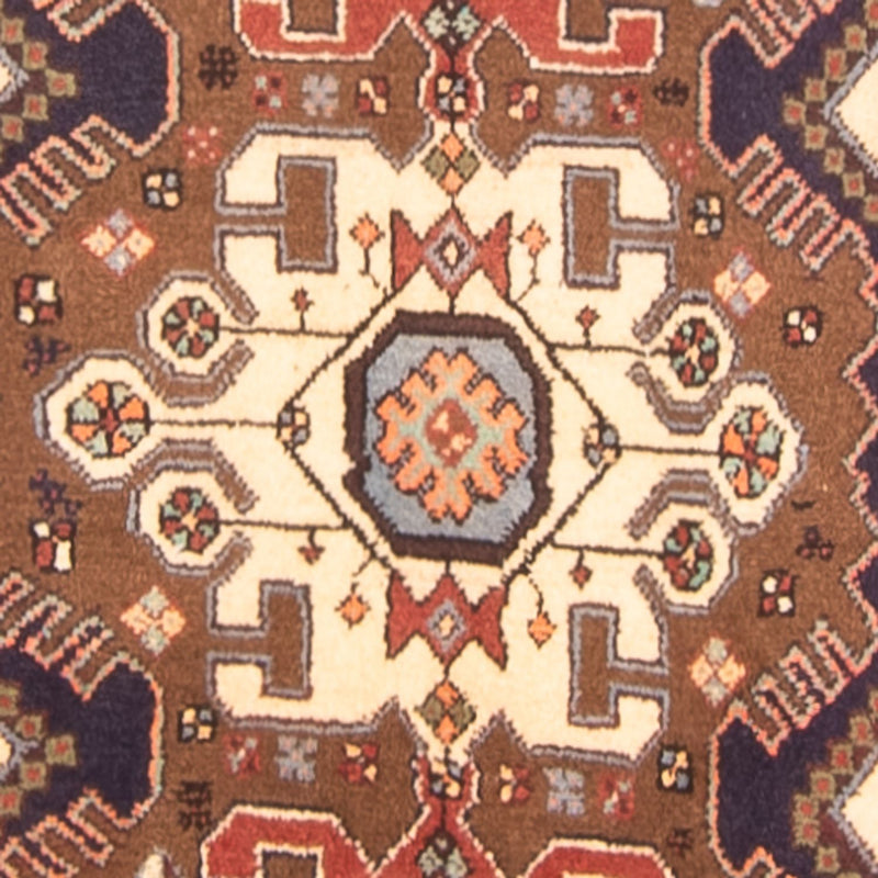 Tapis de couloir Tapis persan - Nomadic - 370 x 93 cm - bleu foncé