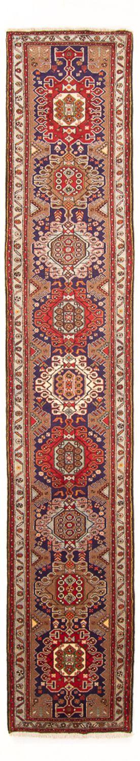 Tapis de couloir Tapis persan - Nomadic - 403 x 82 cm - bleu foncé