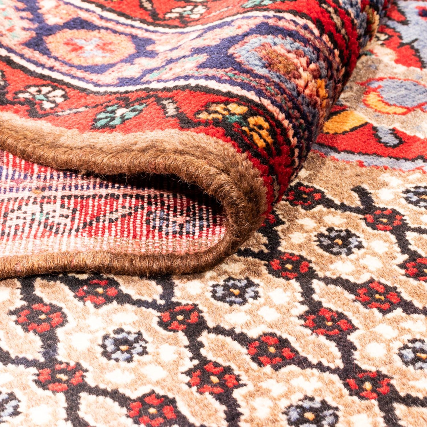 Tapis persan - Nomadic - 290 x 155 cm - rouge