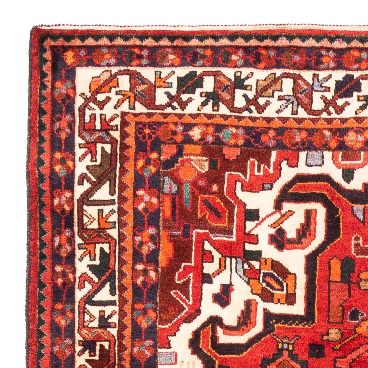 Tapis persan - Nomadic - 290 x 153 cm - rouge