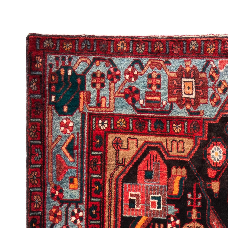Tapis de couloir Tapis persan - Nomadic - 343 x 154 cm - bleu foncé