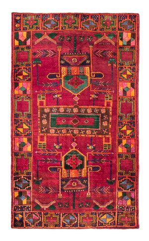 Tapis persan - Nomadic - 278 x 168 cm - rouge