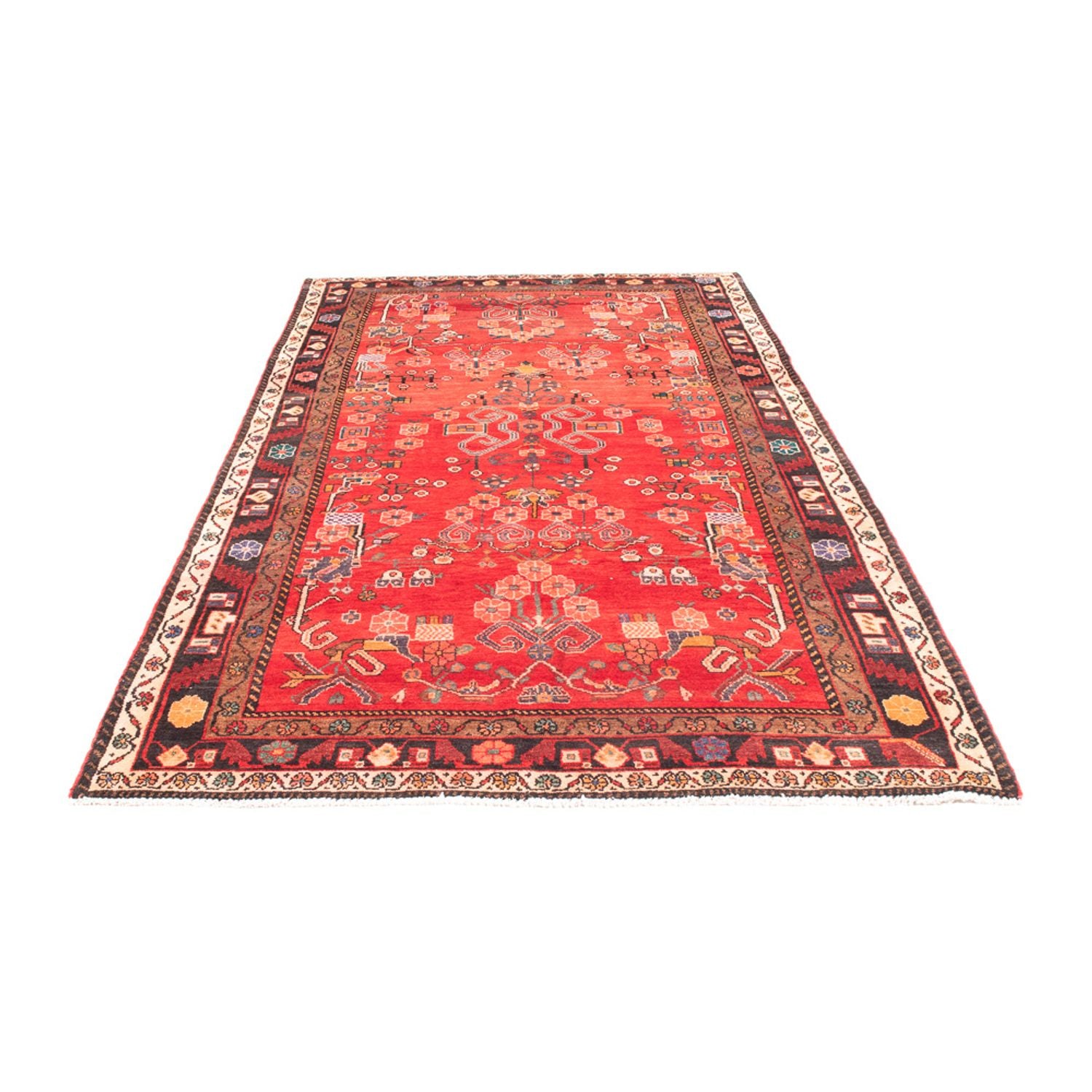 Tapis persan - Classique - 290 x 155 cm - rouge