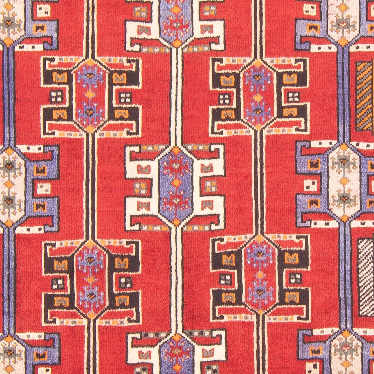 Tapis de couloir Tapis persan - Nomadic - 277 x 145 cm - rouge
