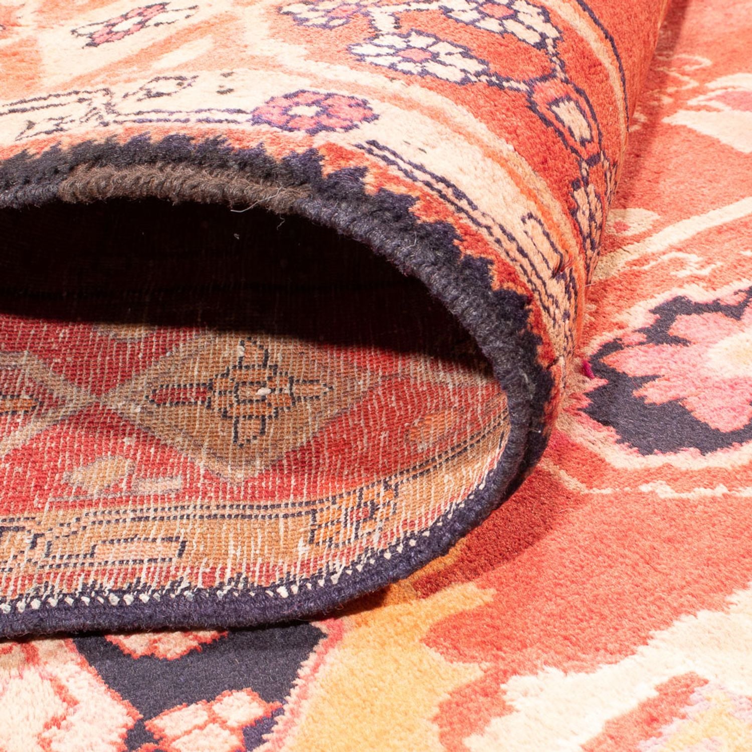 Tapis de couloir Tapis persan - Nomadic - 305 x 143 cm - rouge