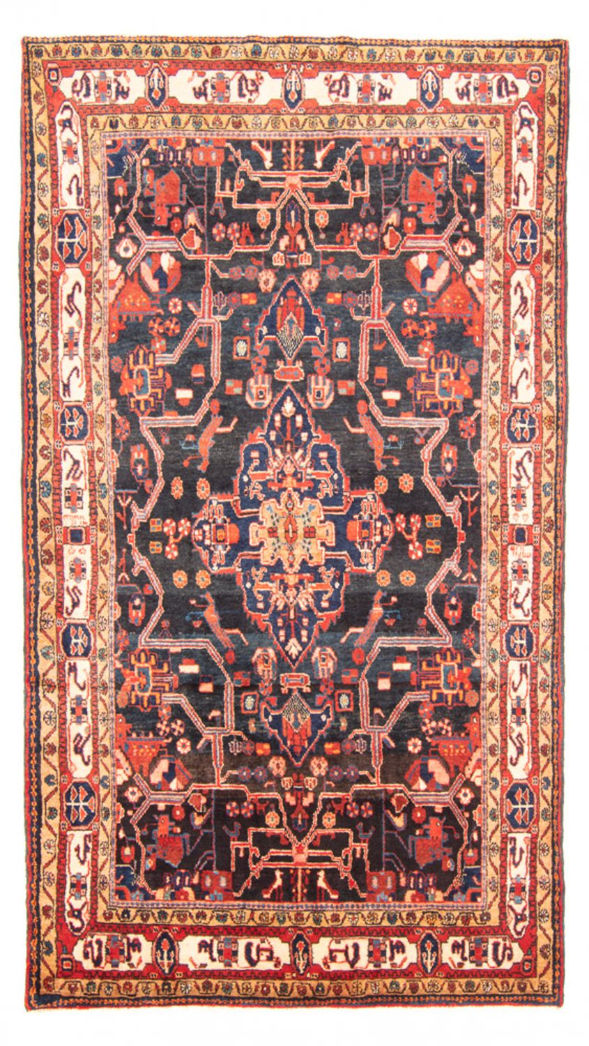 Tapis persan - Nomadic - 277 x 165 cm - bleu foncé