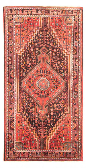 Tapis persan - Nomadic - 280 x 150 cm - bleu foncé