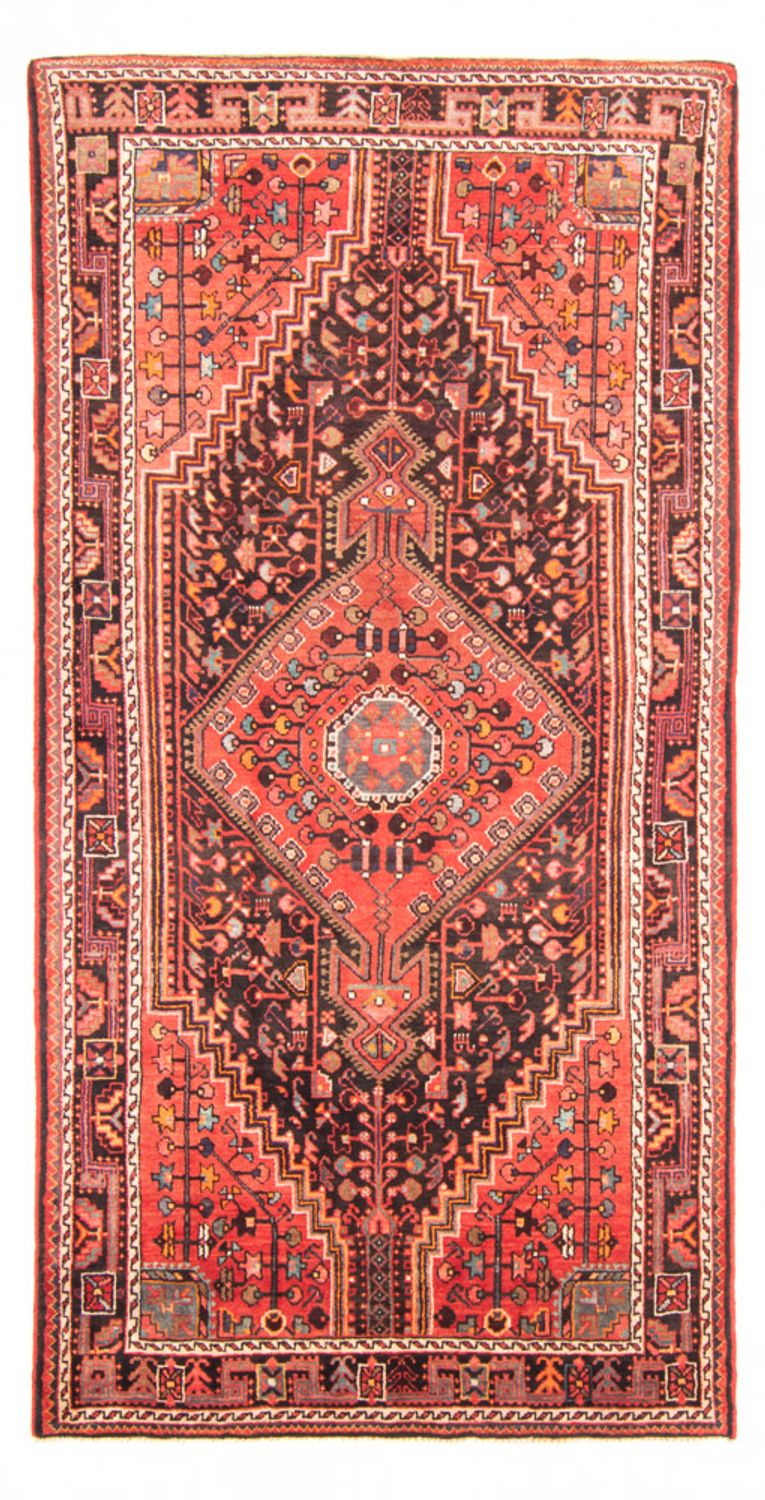 Tapis persan - Nomadic - 280 x 150 cm - bleu foncé