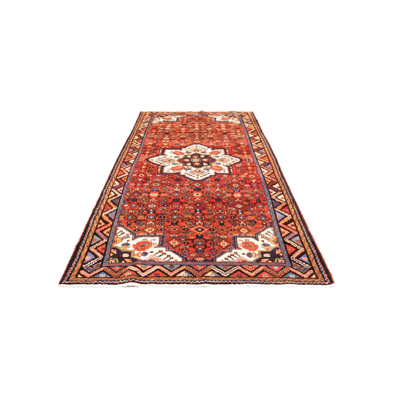 Tapis de couloir Tapis persan - Nomadic - 350 x 158 cm - rouge