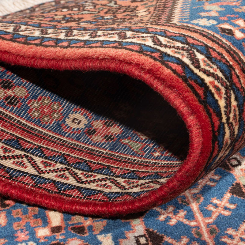 Tapis de couloir Tapis persan - Nomadic - 157 x 67 cm - bleu