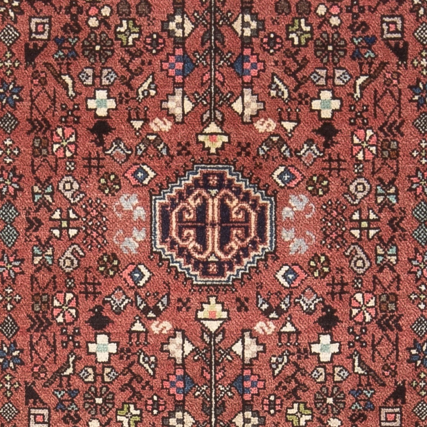 Tapis de couloir Tapis persan - Nomadic - 158 x 66 cm - rouge