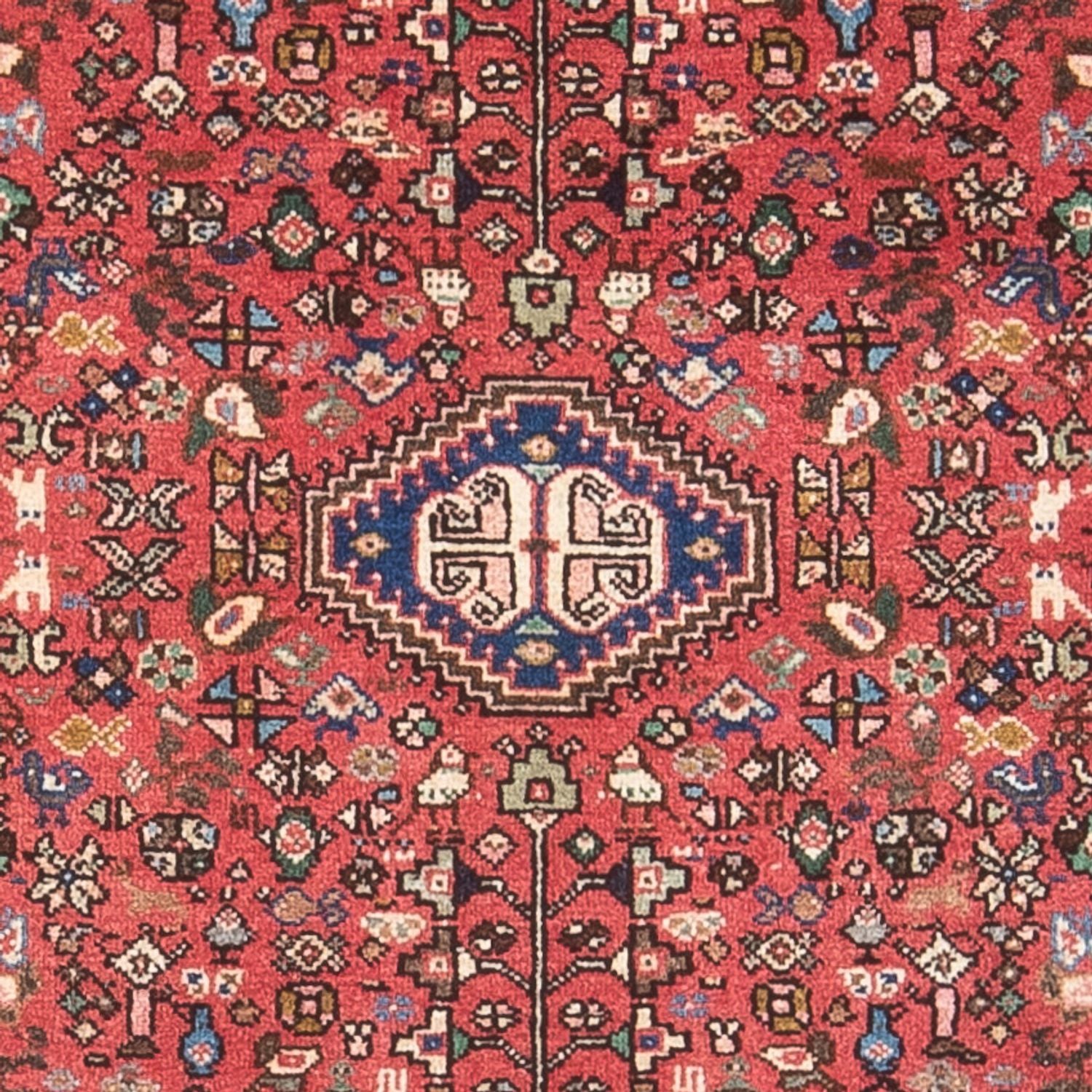Tapis de couloir Tapis persan - Nomadic - 155 x 67 cm - rouge