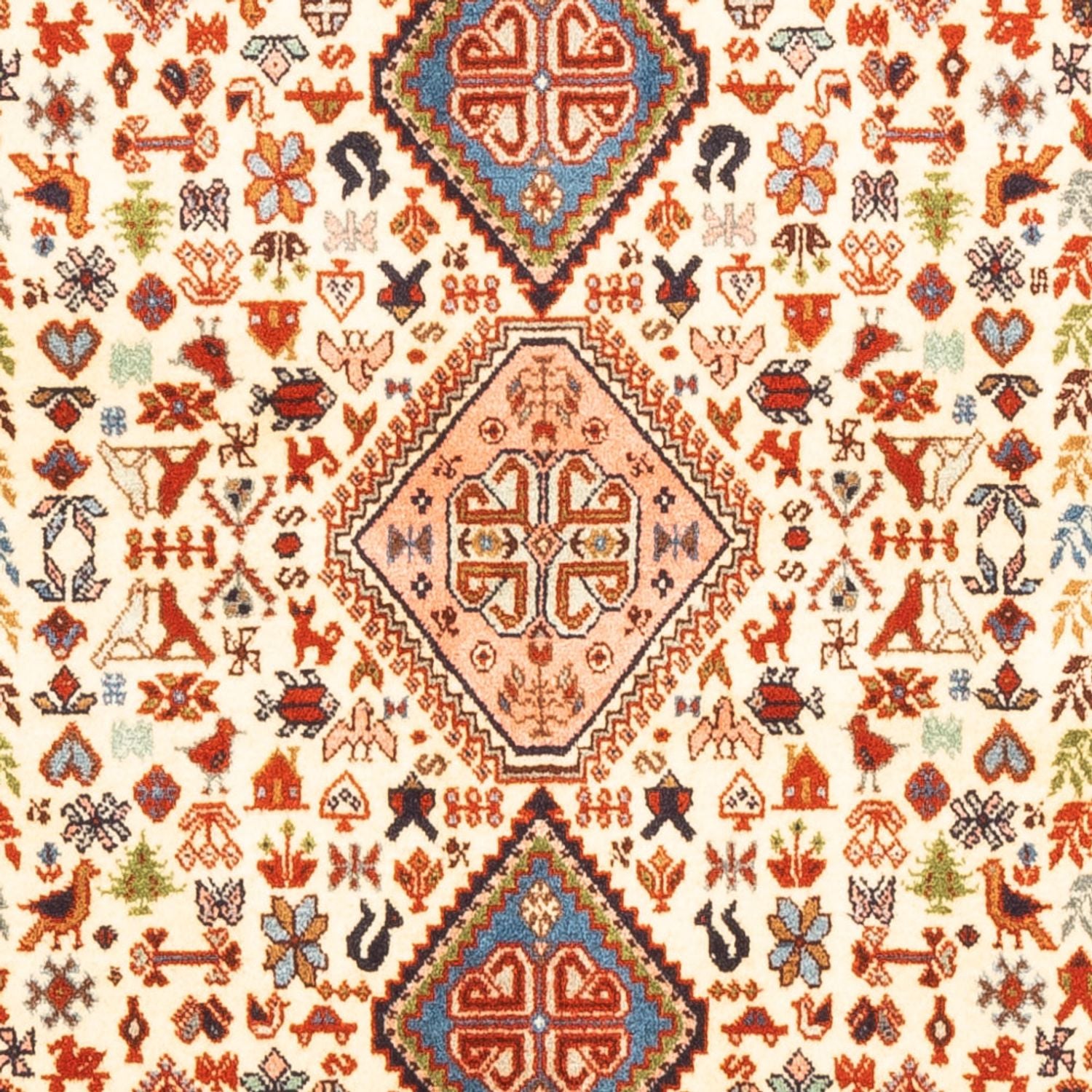 Tapis persan - Nomadic - 150 x 100 cm - beige