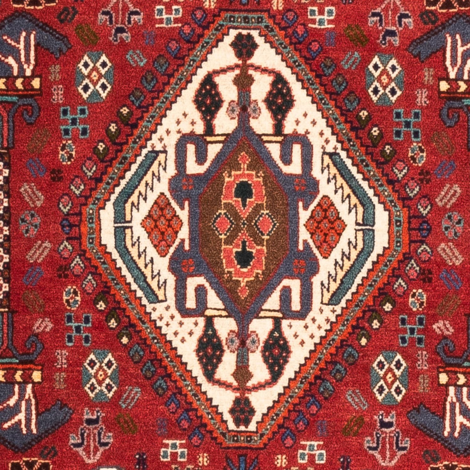 Tapis de couloir Tapis persan - Nomadic - 200 x 84 cm - rouille