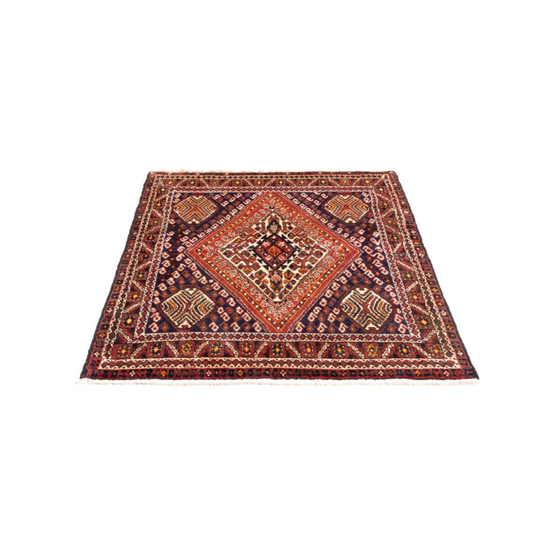 Tapis persan - Nomadic - 127 x 98 cm - rouge bordeaux