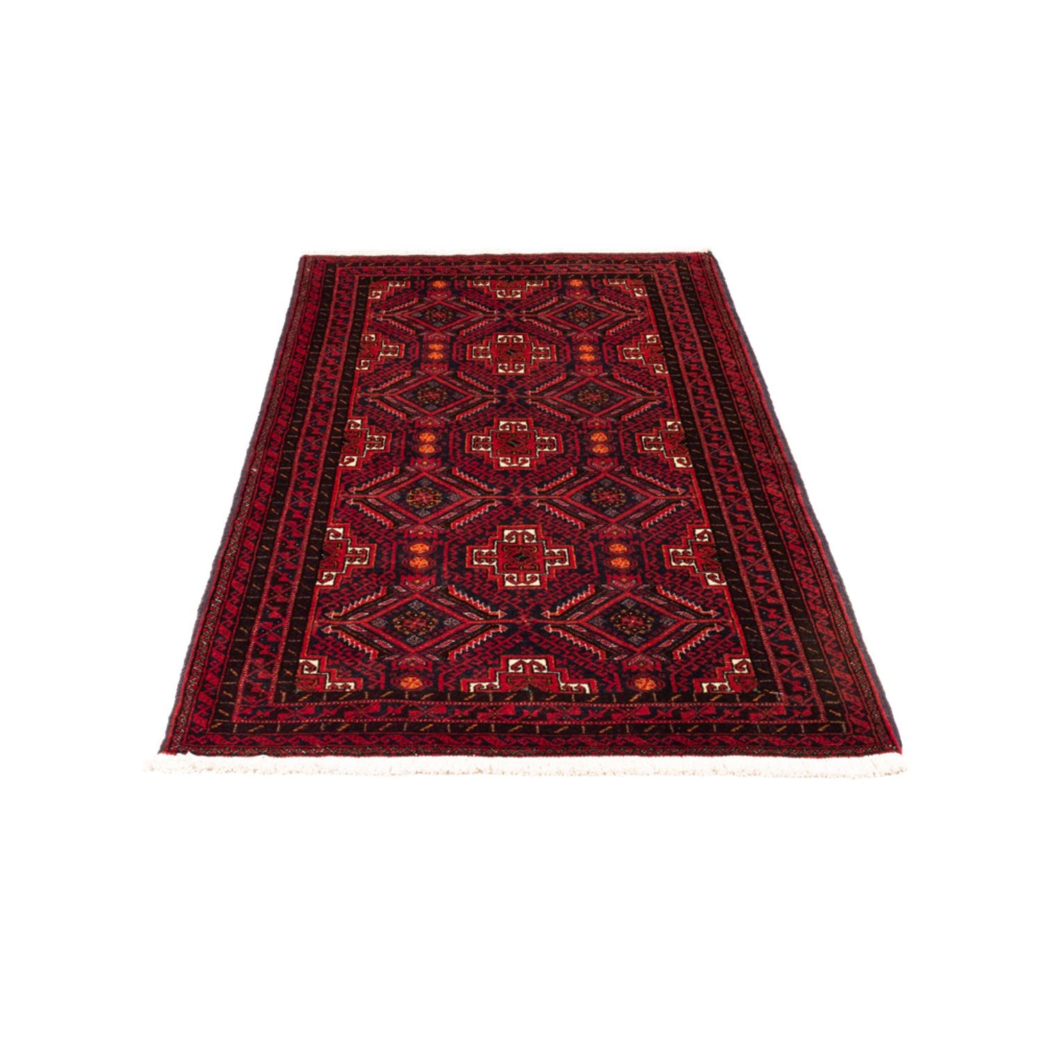 Tapis Belutsch - 170 x 92 cm - rouge foncé