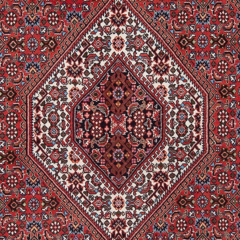 Tapis persan - Bidjar - 207 x 142 cm - rouge foncé