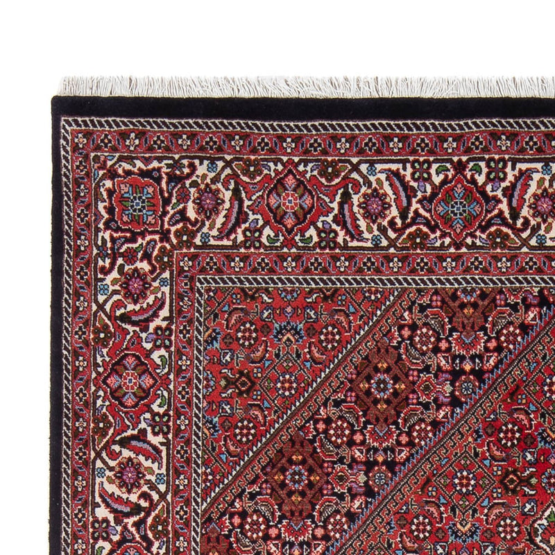 Tapis persan - Bidjar - 207 x 142 cm - rouge foncé