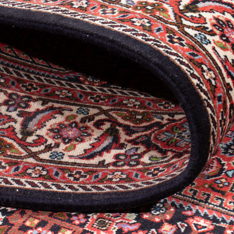 Tapis persan - Bidjar - 207 x 142 cm - rouge foncé