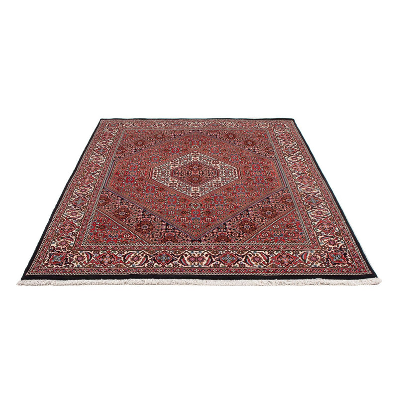 Tapis persan - Bidjar - 207 x 142 cm - rouge foncé